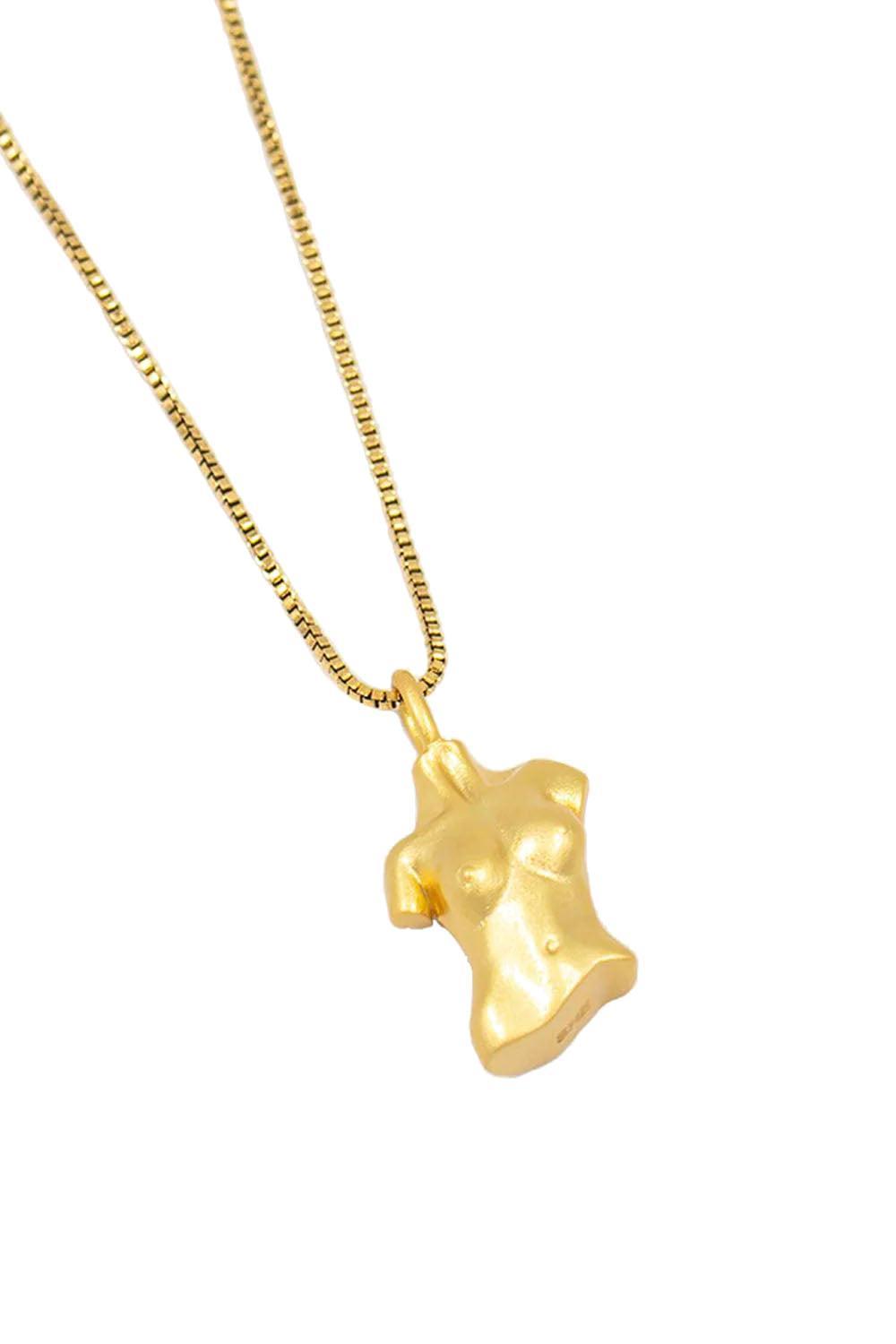 Figure Necklace Gold
