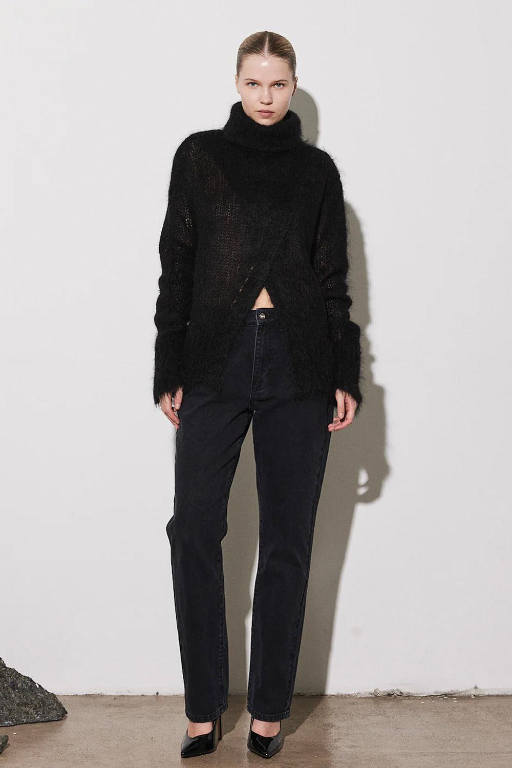 Filtvet knit Black