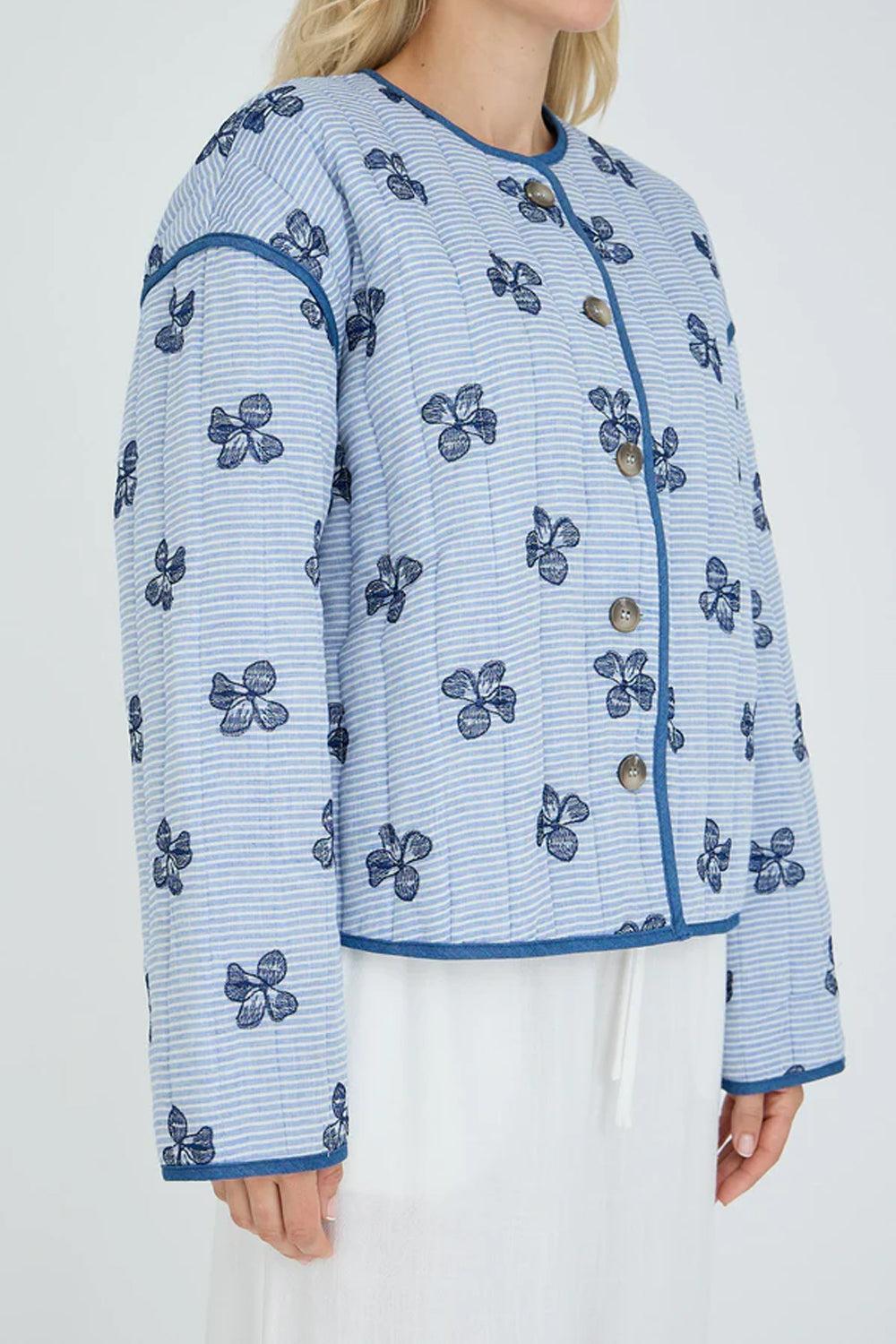 Fina Jacket blue/off white