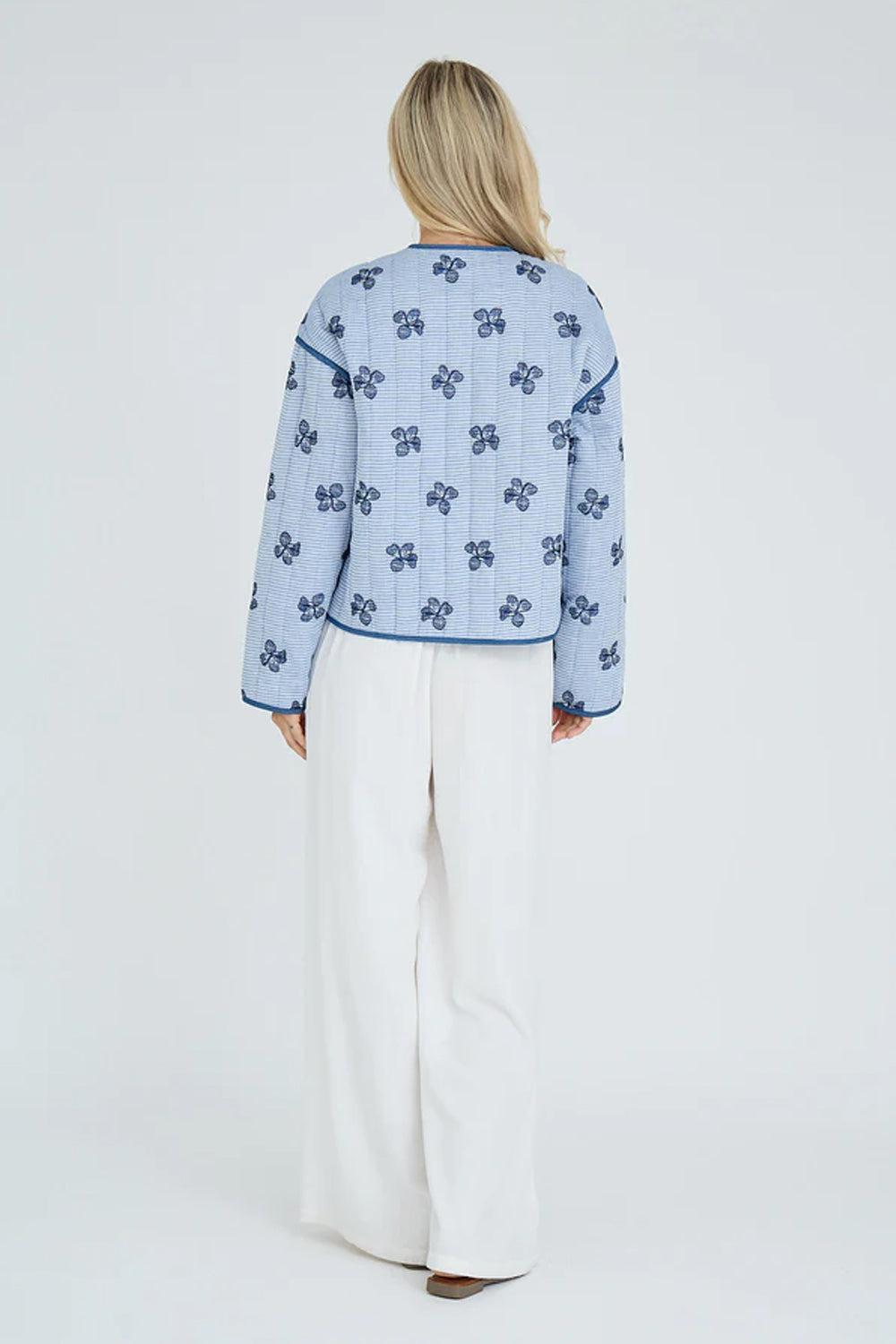 Fina Jacket blue/off white