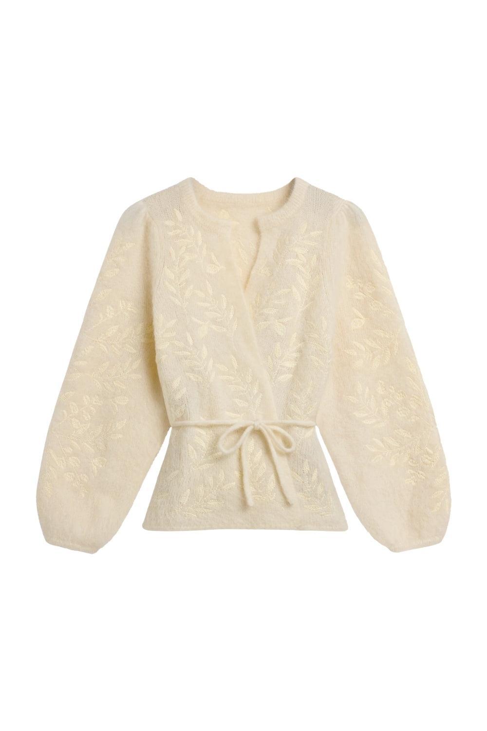Fiola Chunky Cardigan Bright White