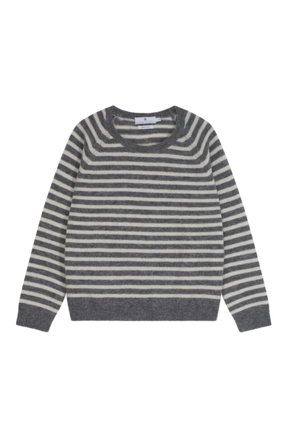 Fiona Stripe Dk Grey / Offwhite