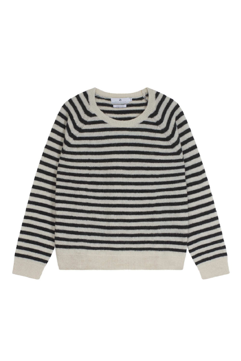 Fiona Stripe Offwhite / Charcoal