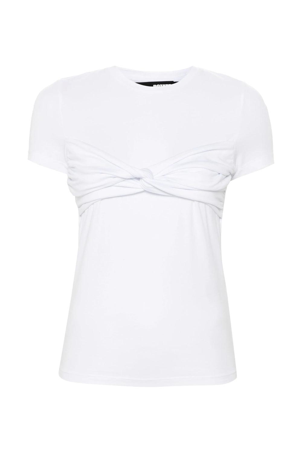 Fitted Twisted t-shirt White