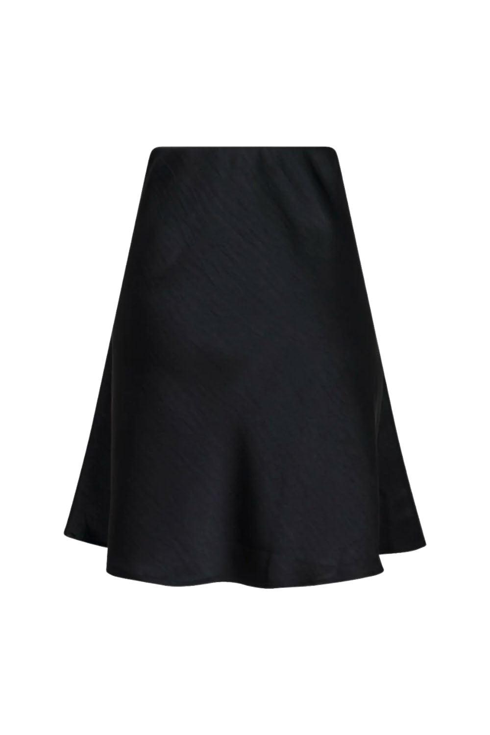 Fiya Heavy Sateen Skirt Black