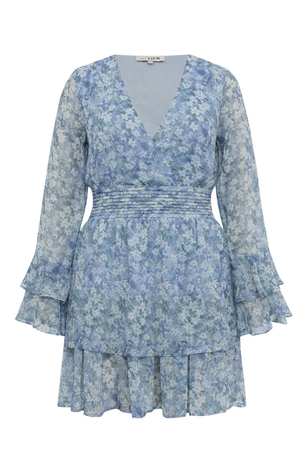 Florella Short Dress Blue