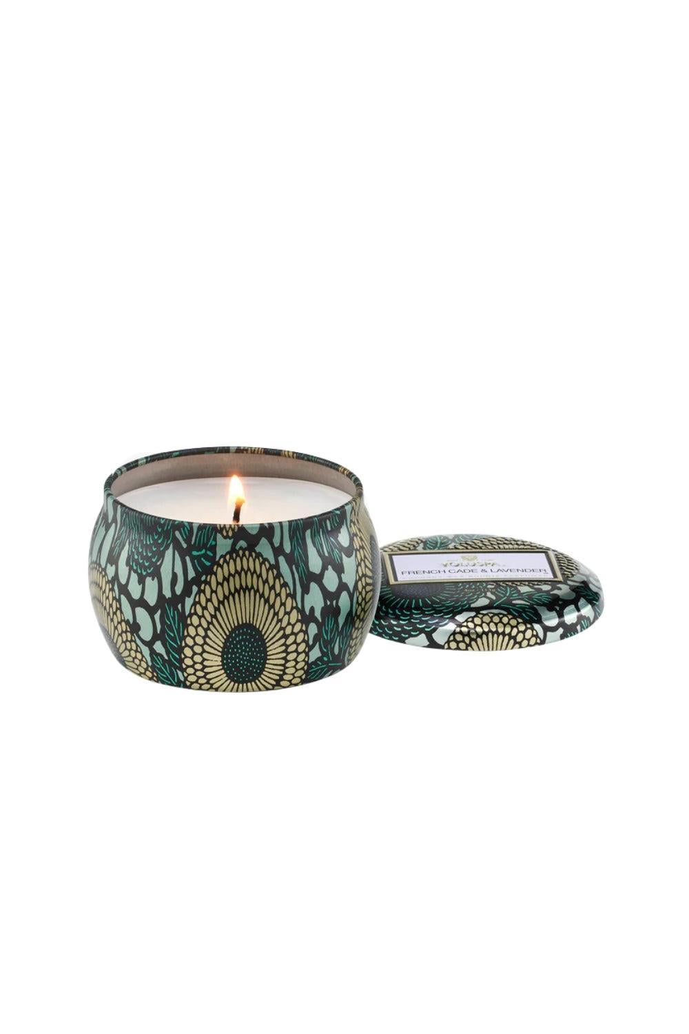 French cade & Lavender mini tin candle 113g