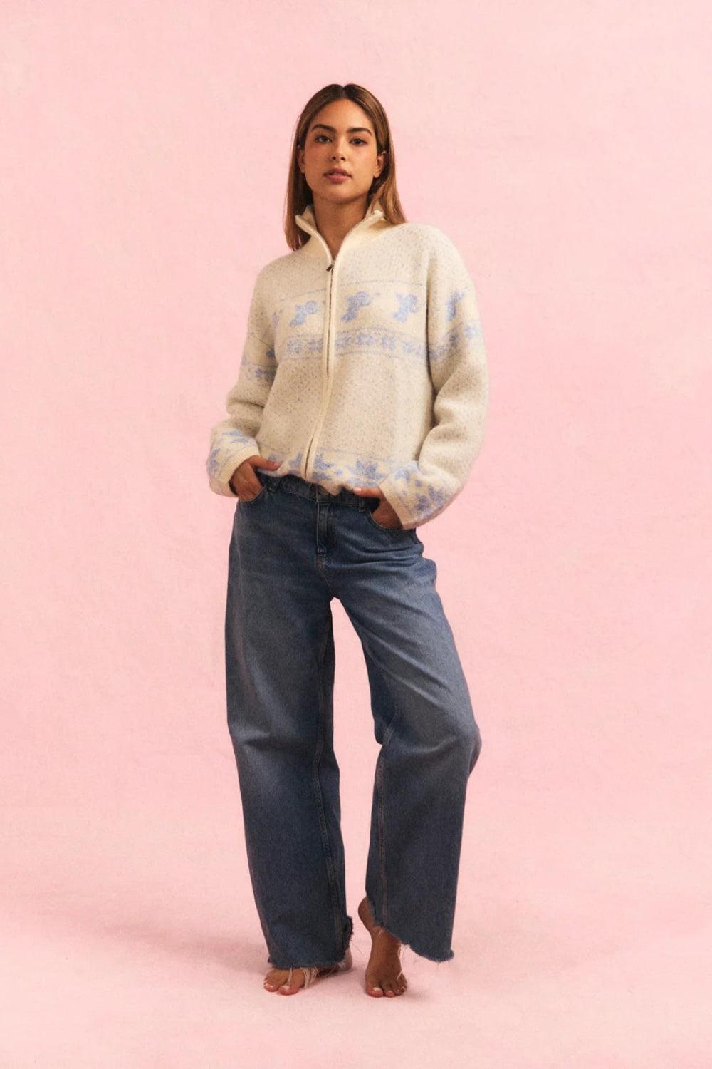 Frost Fleece Blue/Offwhite