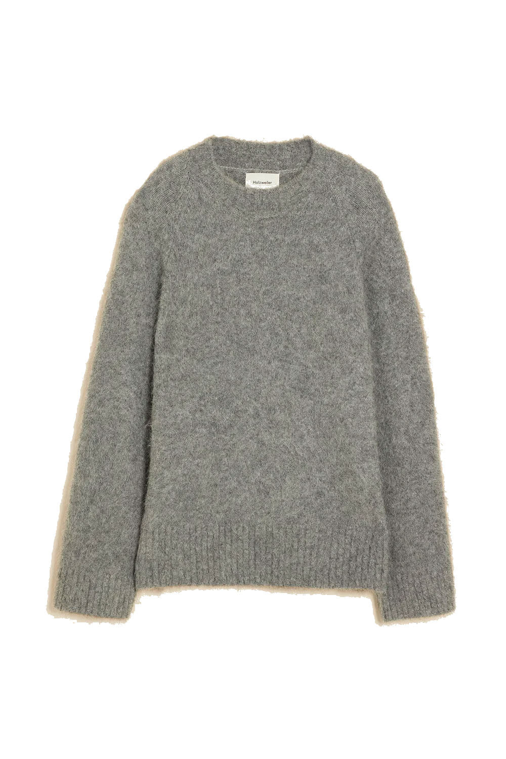 Fure Fluffy Knit Sweater Grey