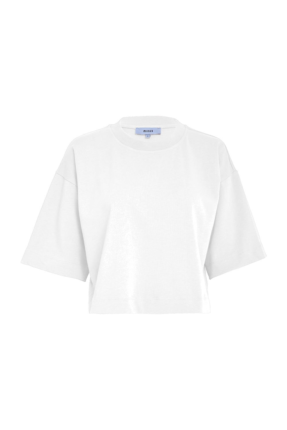 Gamma Cropped GOTS T-shirt Cloud Dancer