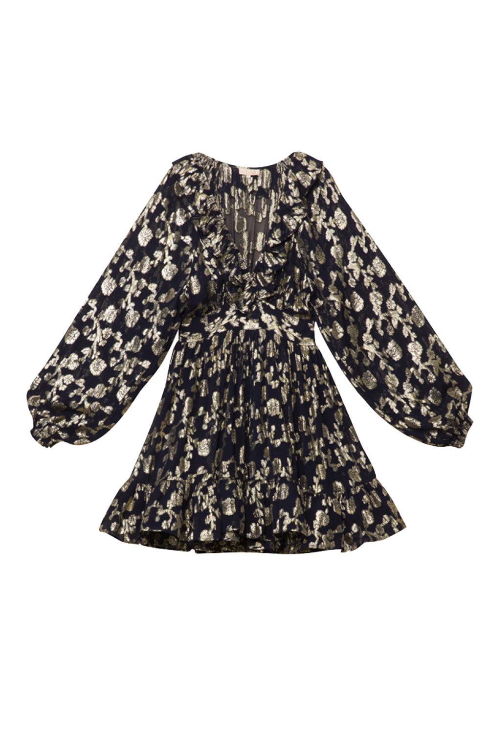 Georgette mini dress wild flowers