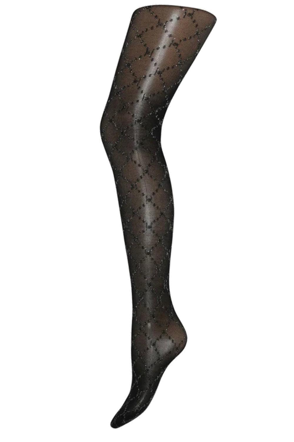 HTD tights w/lurex HH 25app Silver