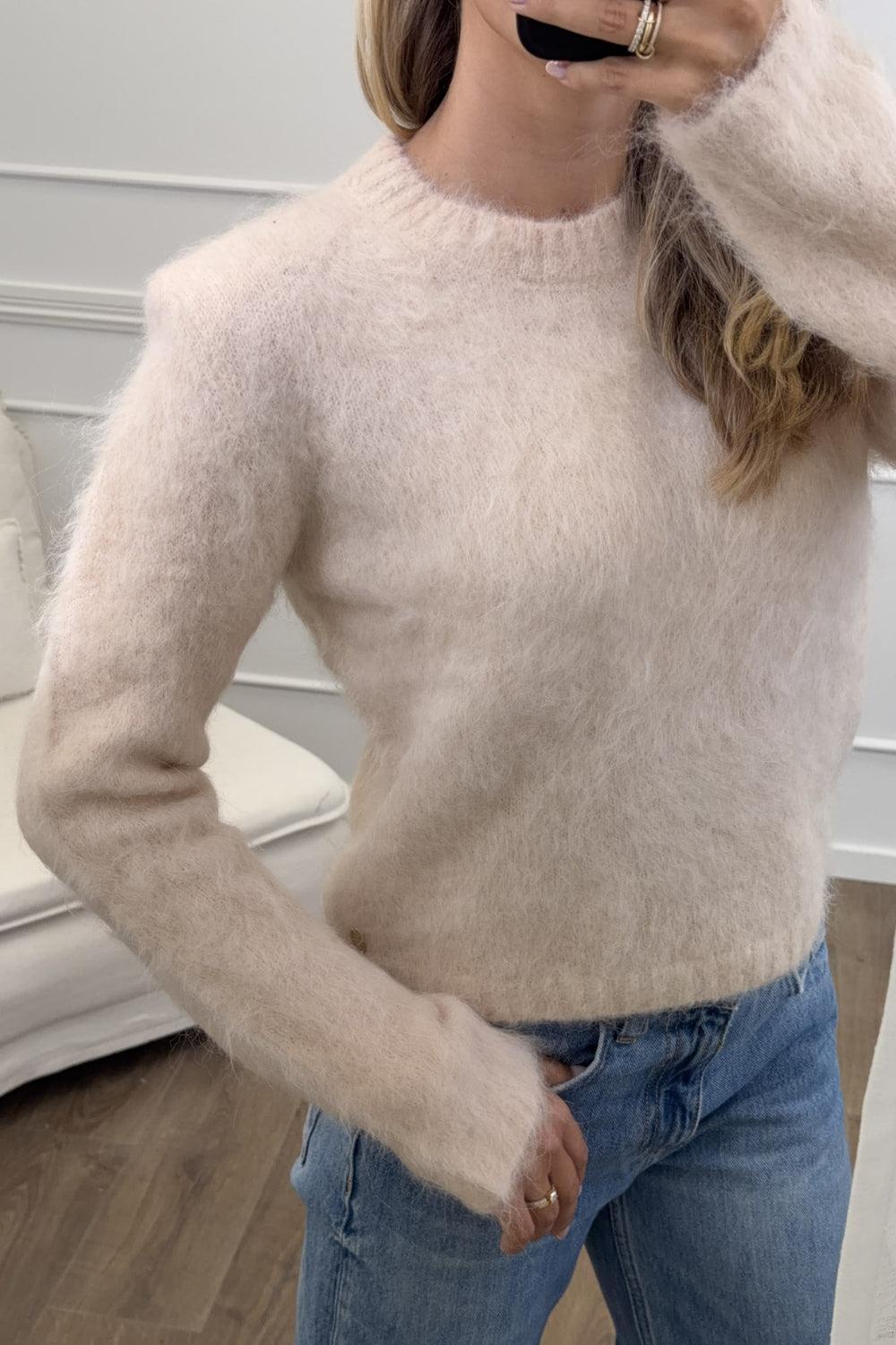 Hairy Knit Sweater Soft