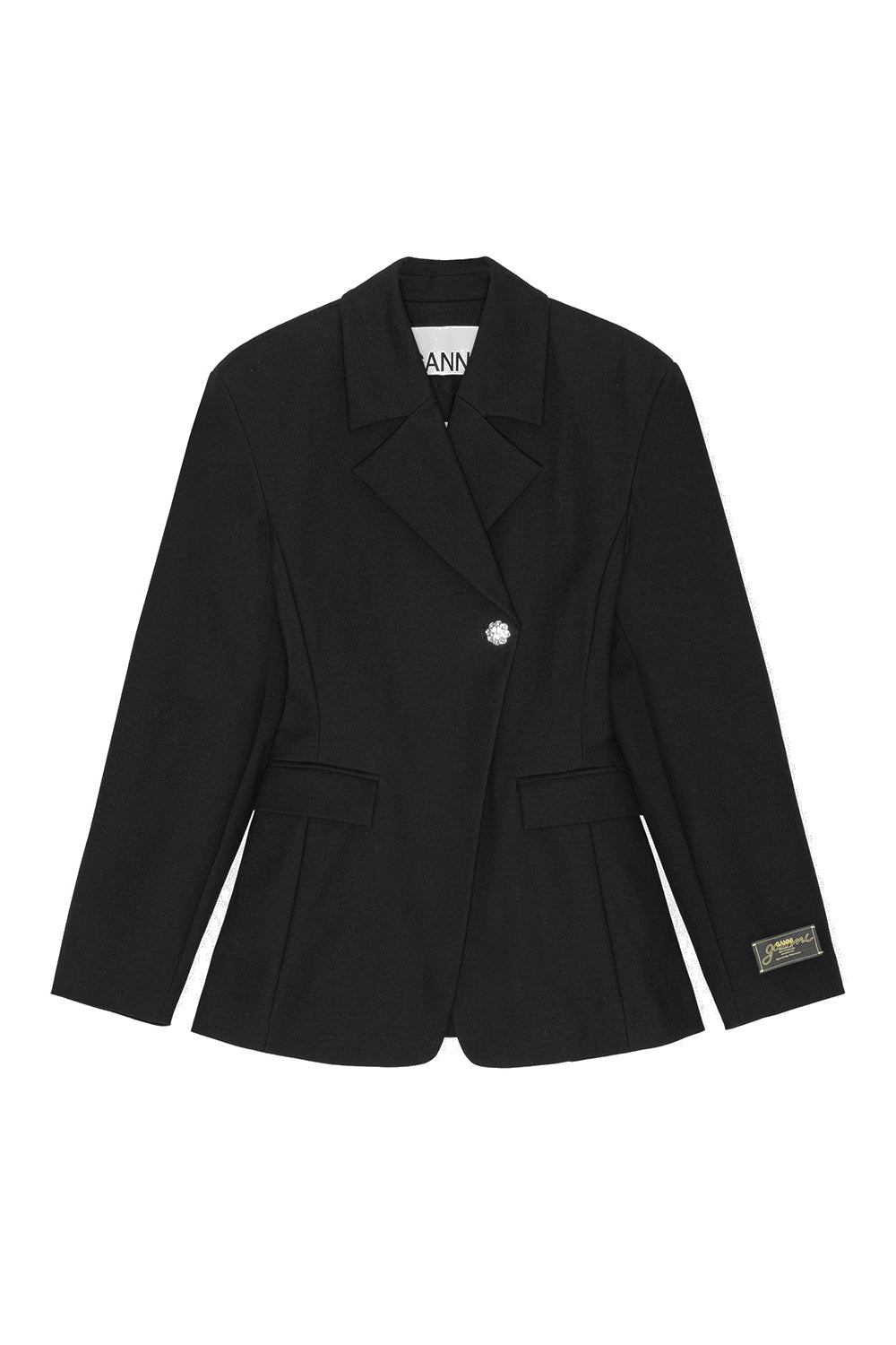 Heavy Cotton Tailoring Blazer Black