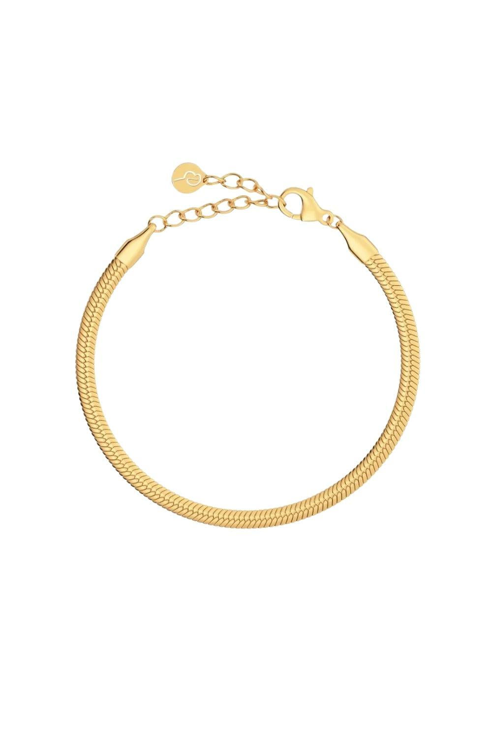Herringbone Bracelet Gold