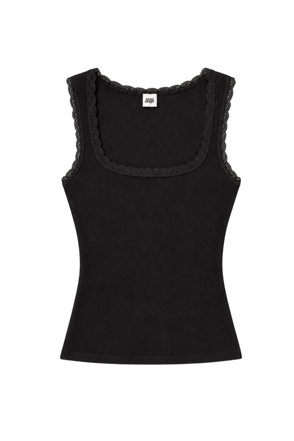 Holly Lace Singlet Black