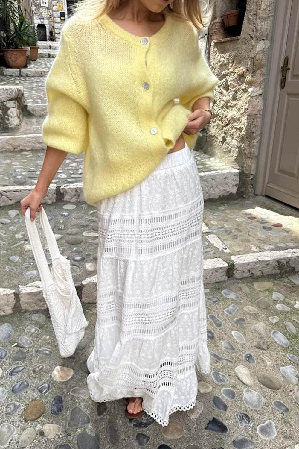 Ida Cardigan Yellow