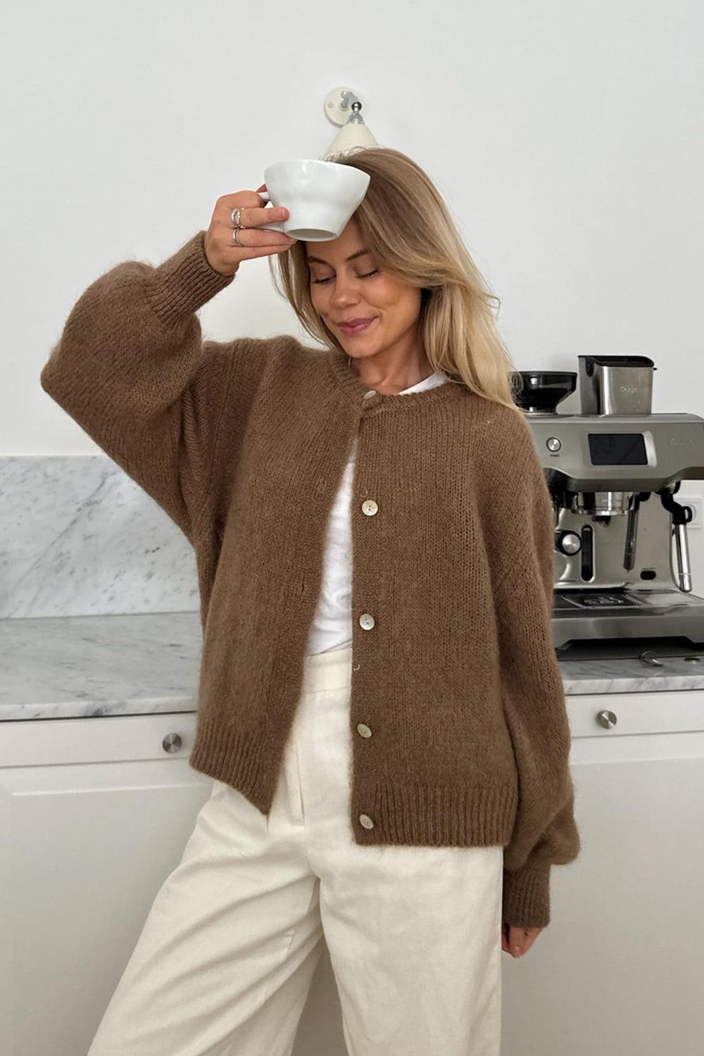IdaIC Cardigan Camel