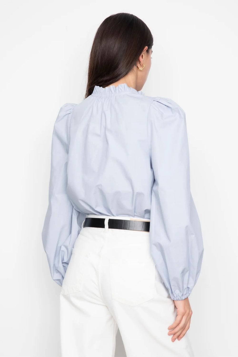 Infinity Blouse Light Blue