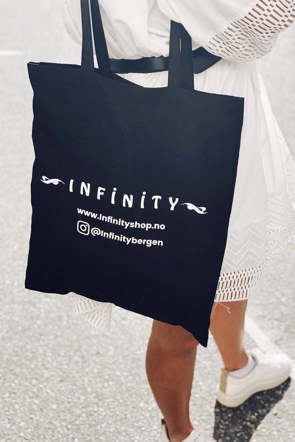 Infinity Tote Bag Black