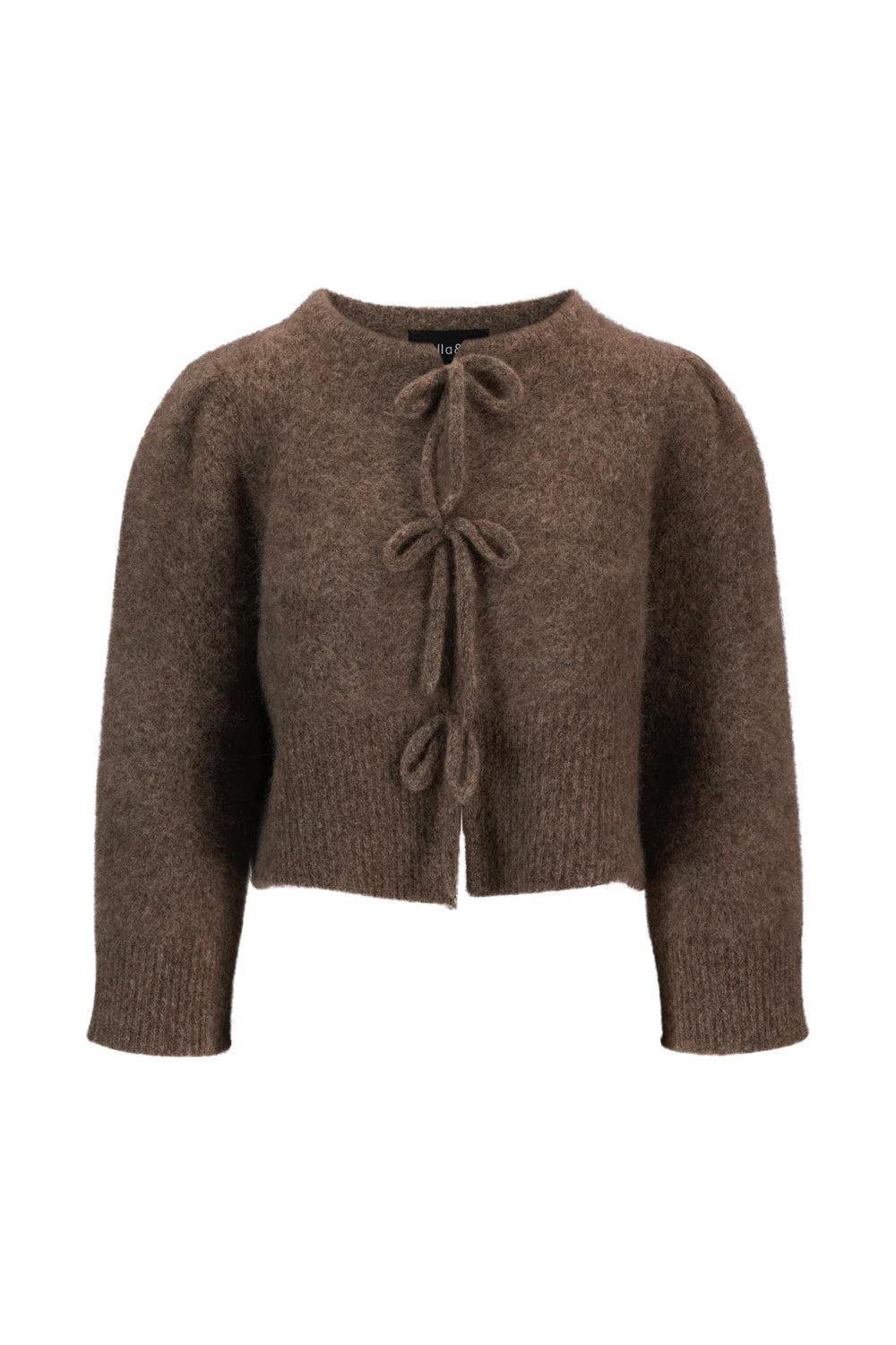 Ivy Chunky Cardigan Brown