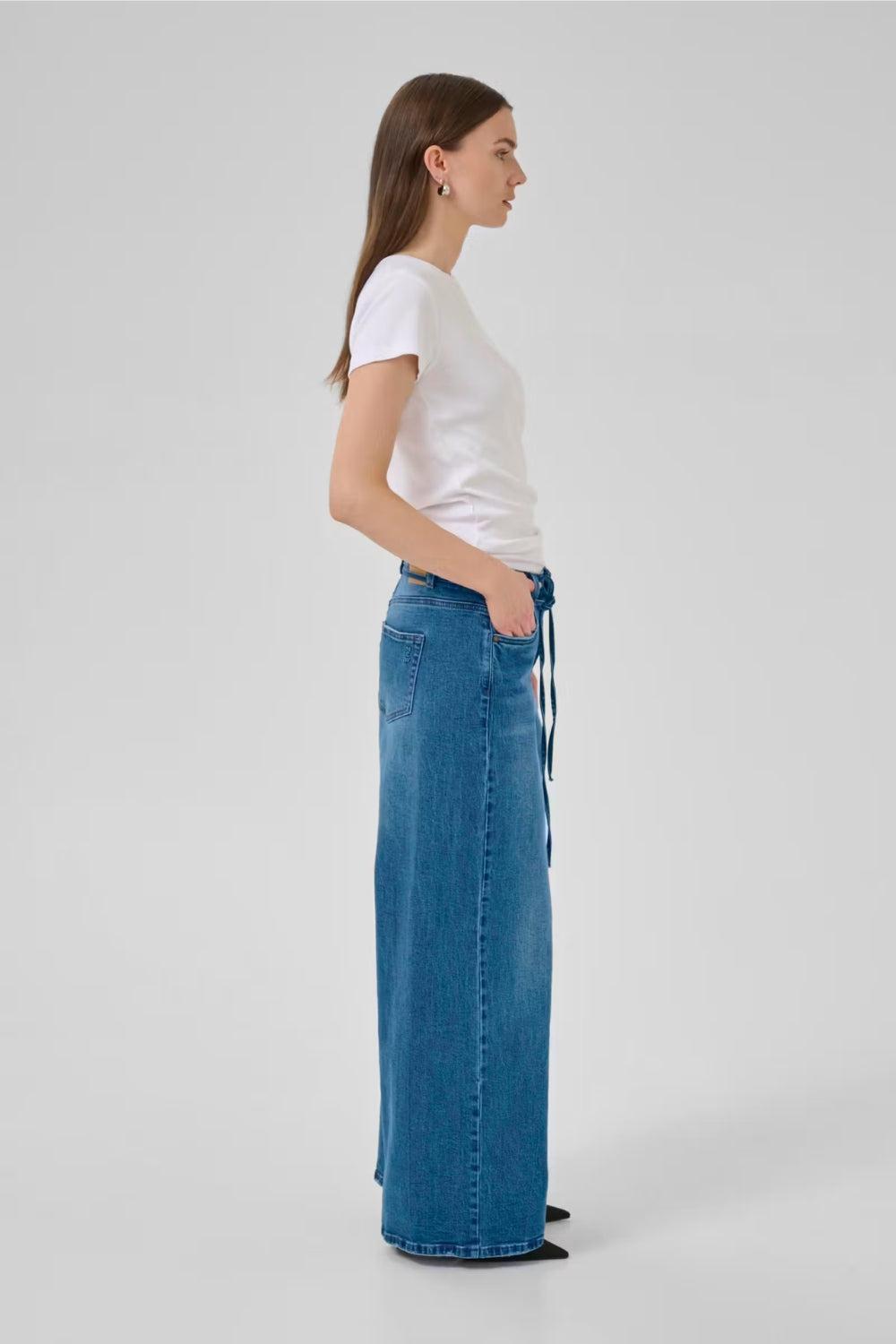Jeans Wide MWKaro Medium Blue Wash