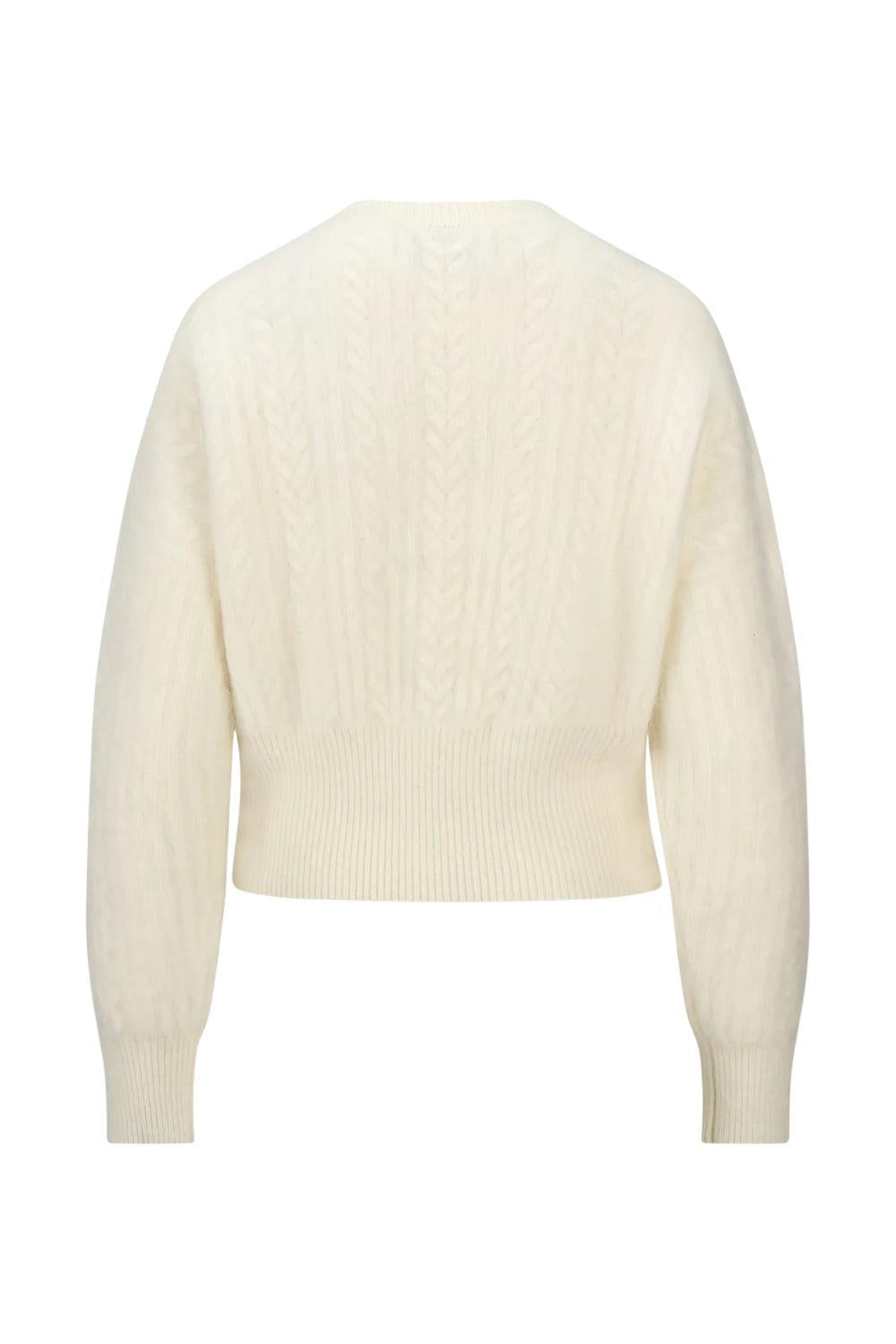 Jenna Brushed Cardigan White