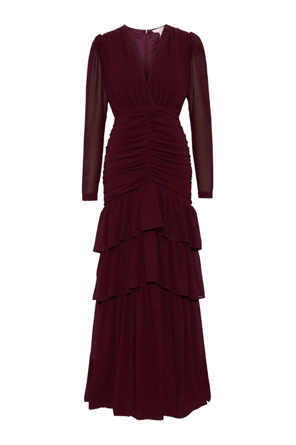 Jenna maxi  Dress Burgundy