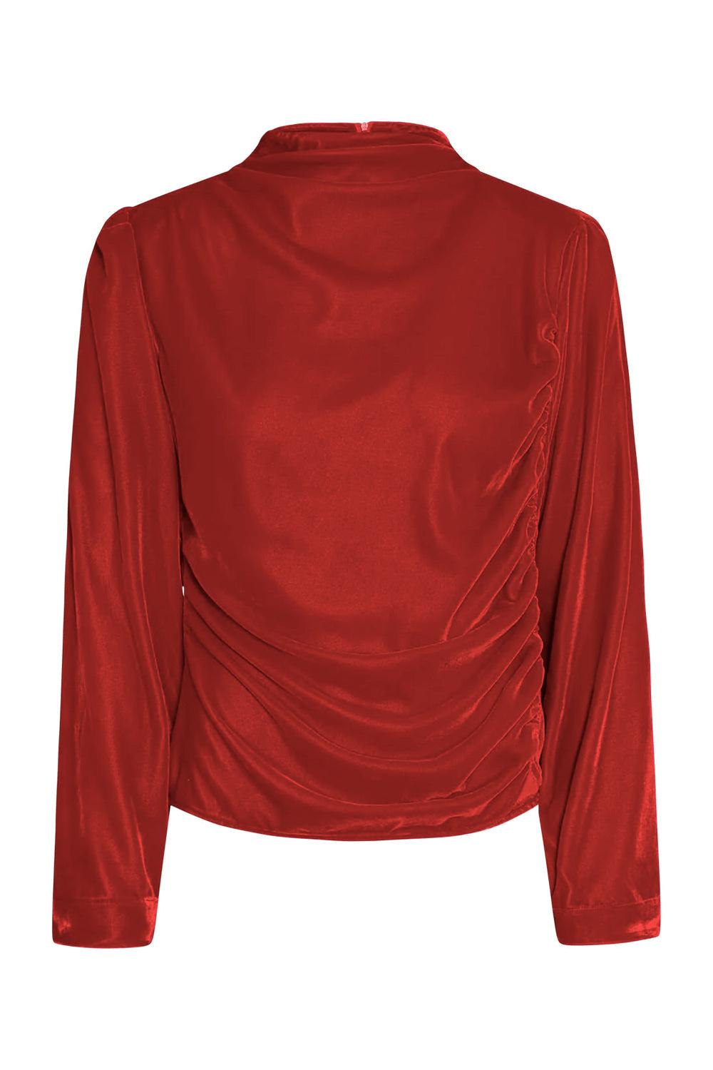 Jet Top Velvet Red