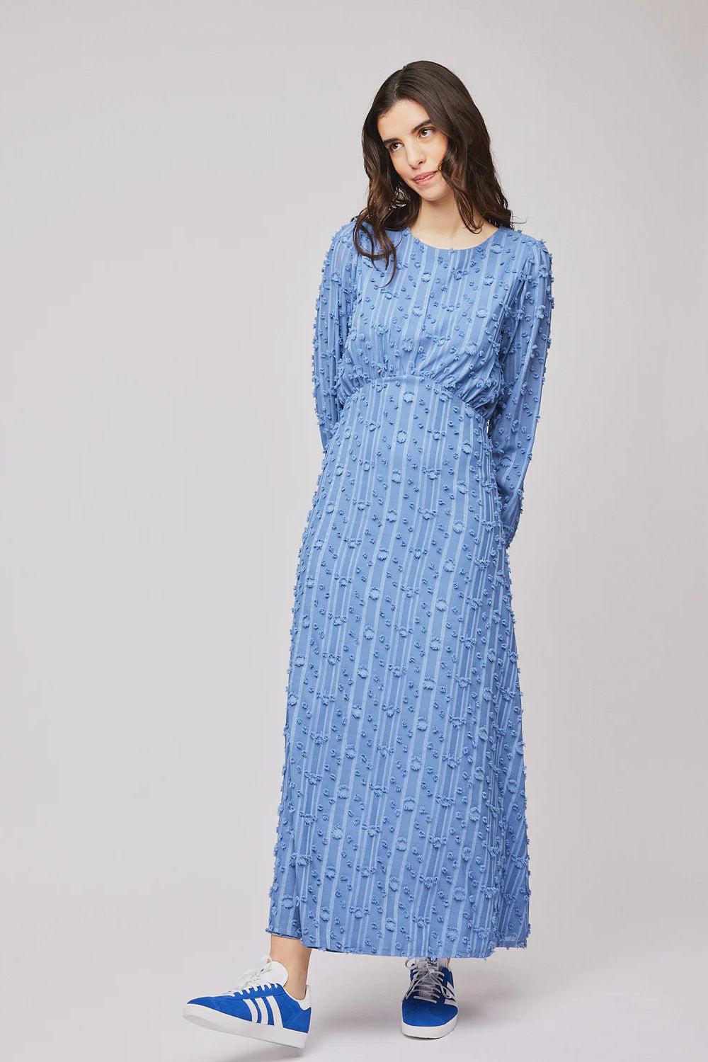 Julia Long Dress Blue