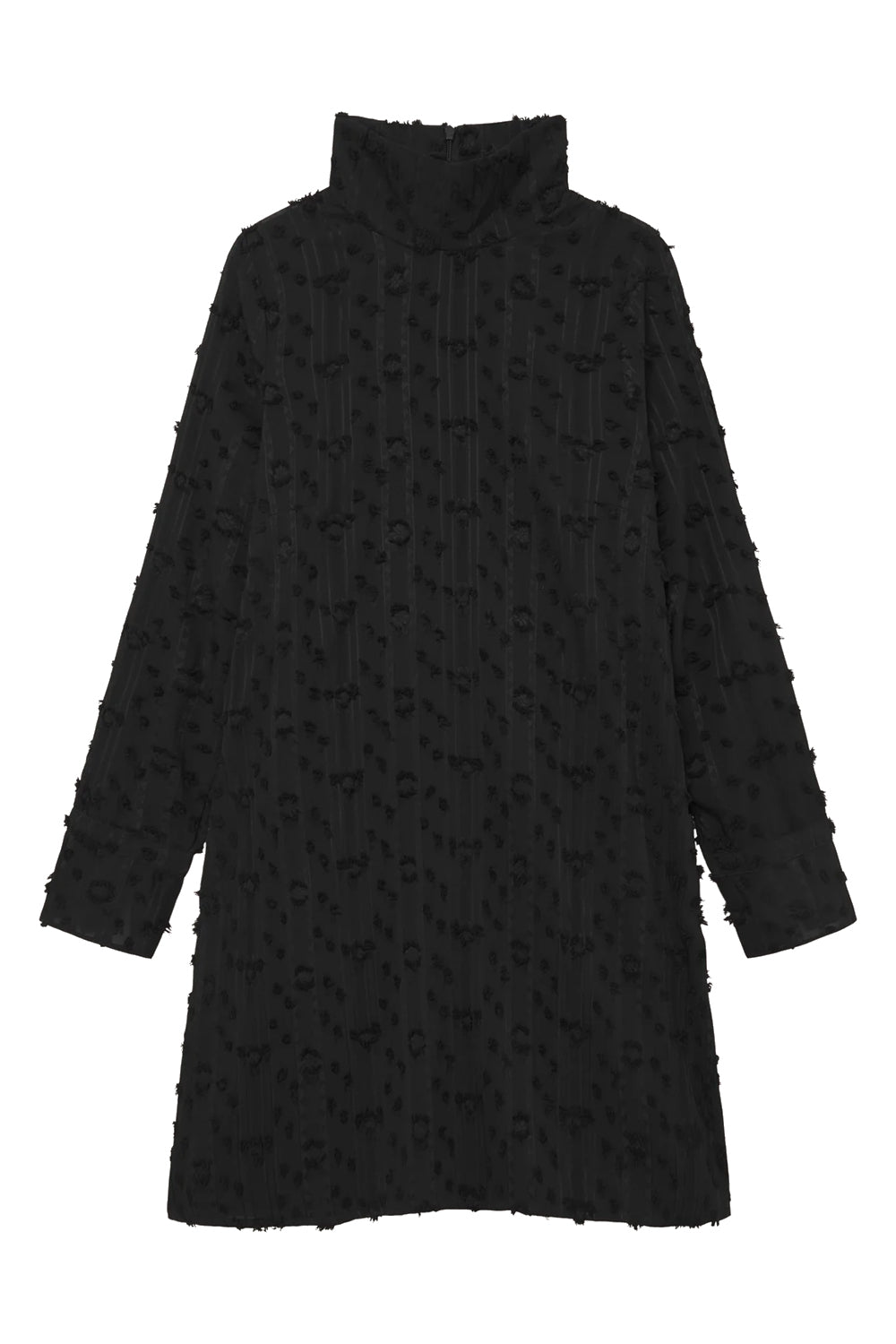 Julia Mock Neck Dress Black