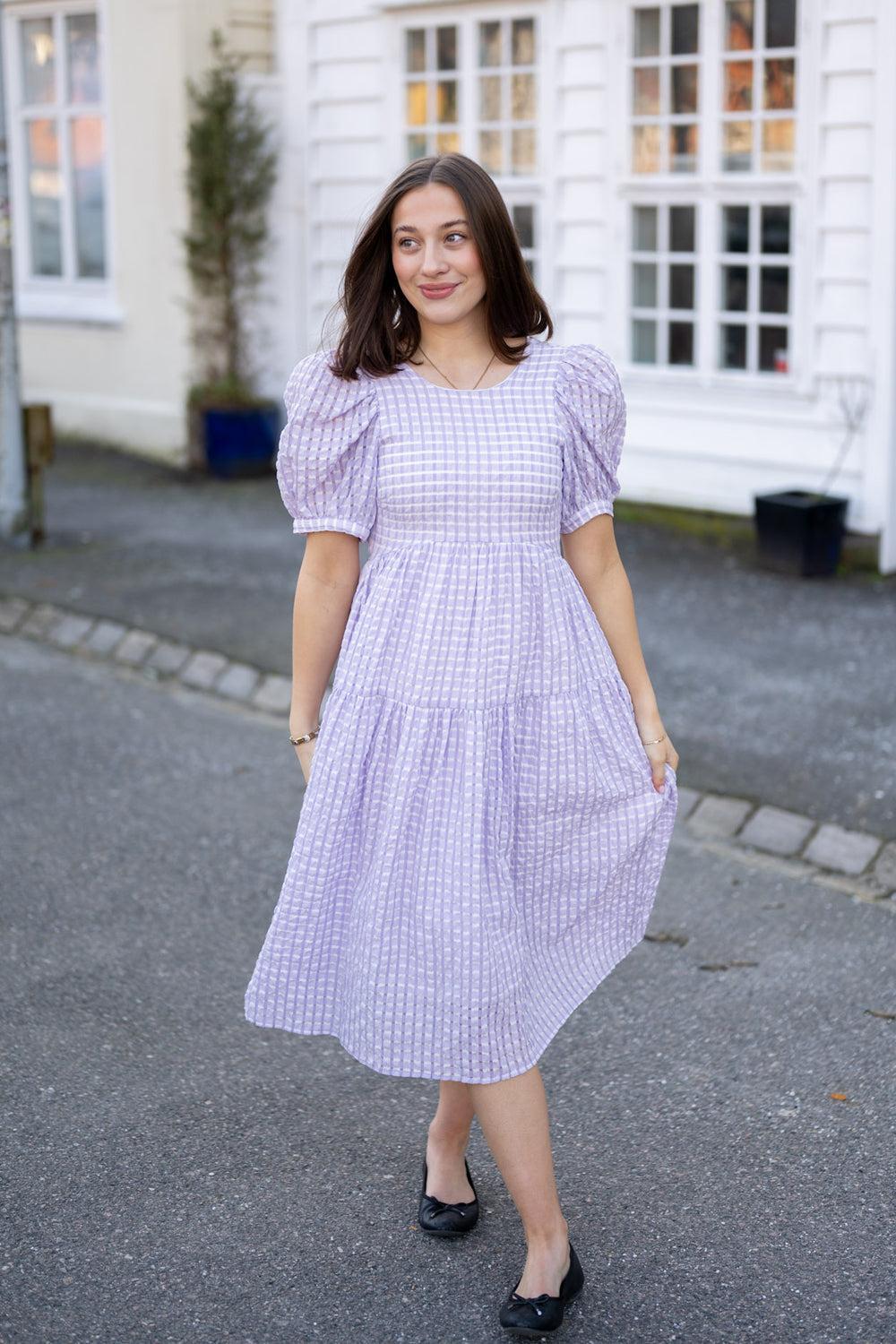 Kaja Dress Sheer Lavender