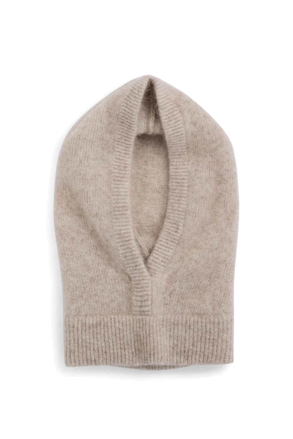 Kajsa Chunky Balaclava Beige Melange