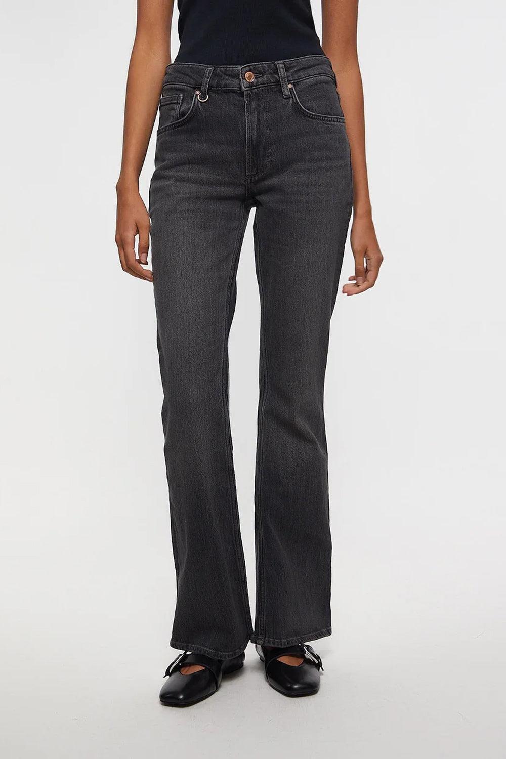 Kara Boot Marmont Washed Black 32"