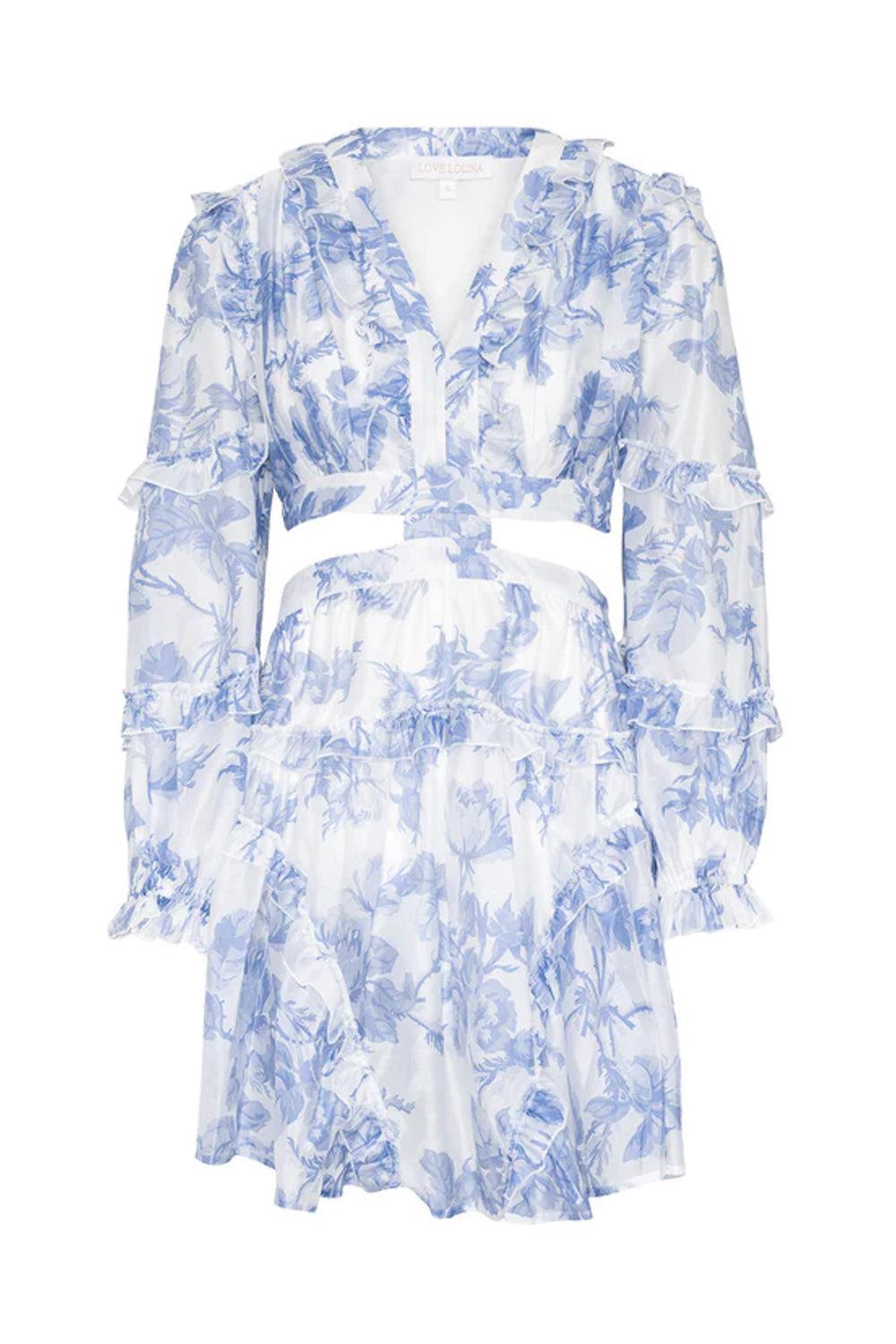 Kelly mini dress Bluebell Bliss