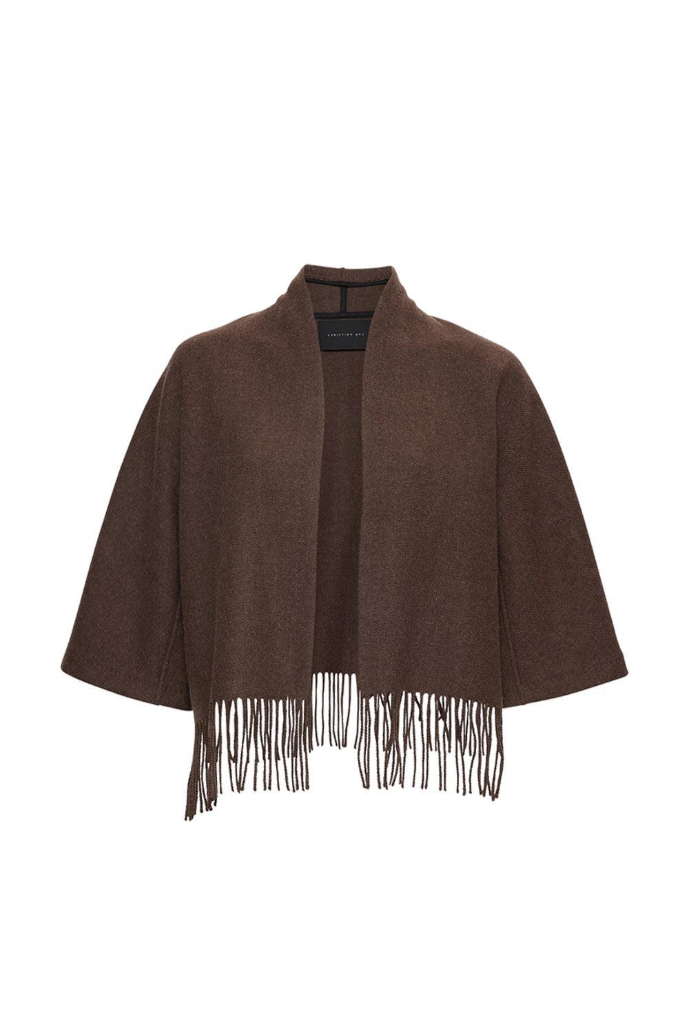 Keyla Lambswool Jacket Brown