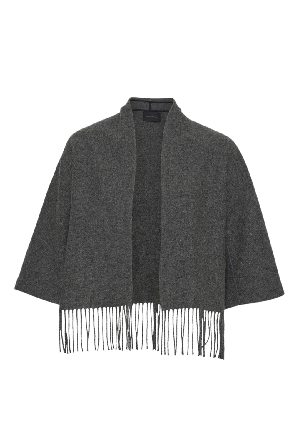 Keyla Lambswool Jacket Jackets dk. Grey mel