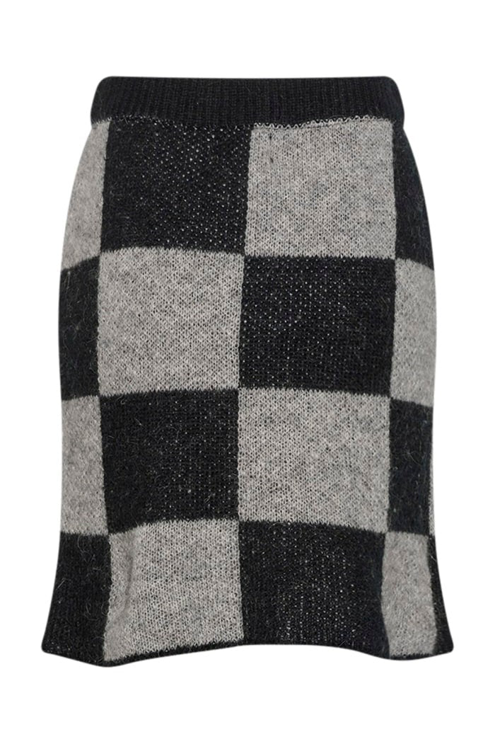 Kiana Knit Skirt Black/Grey