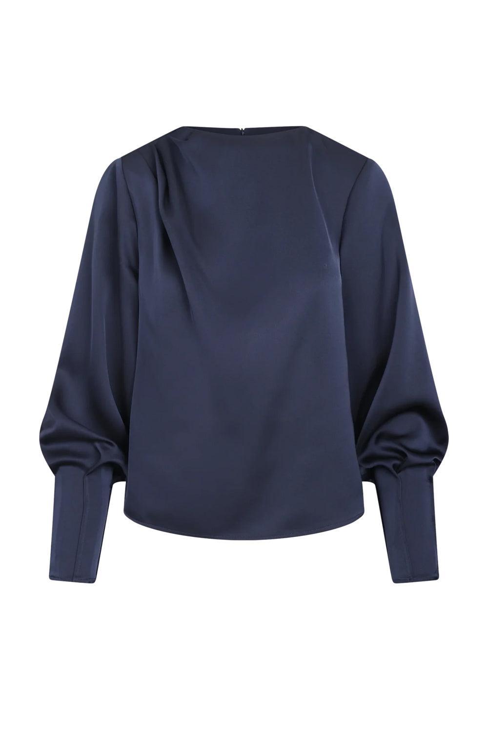 Kristine Blouse Dark Sapphire