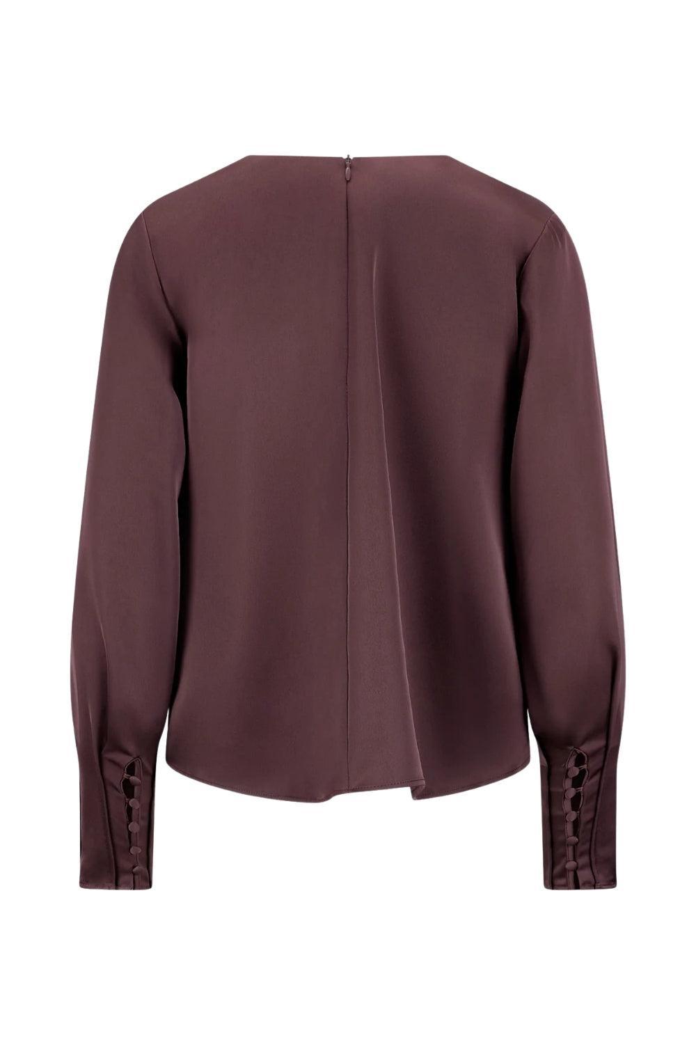 Kristine Blouse Plum Perfect