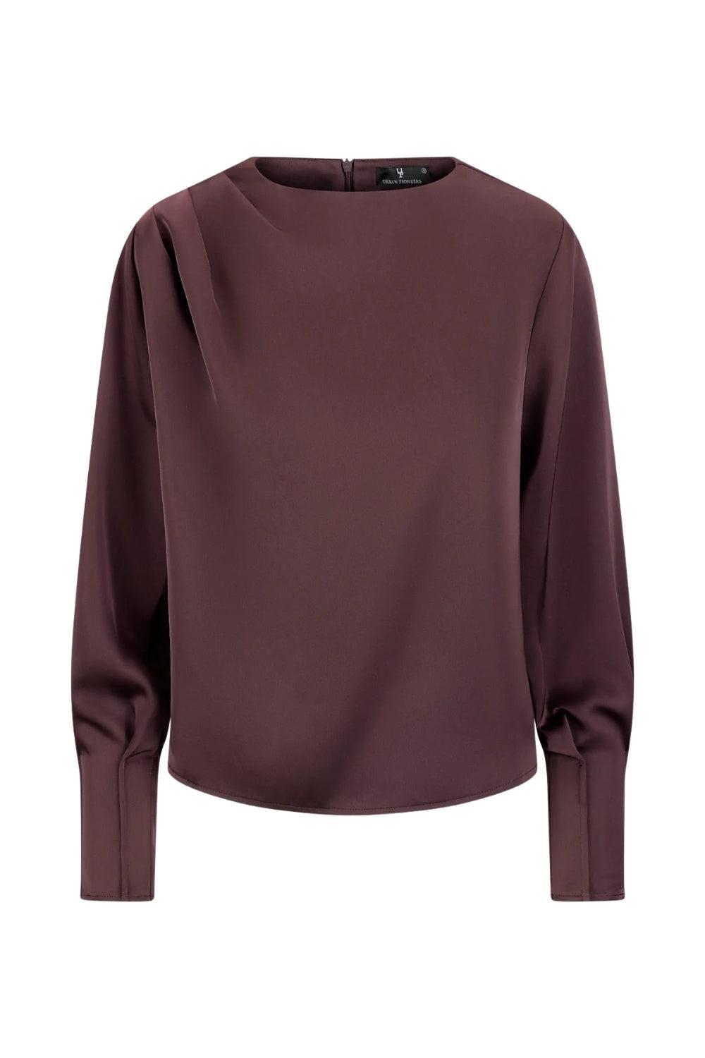 Kristine Blouse Plum Perfect
