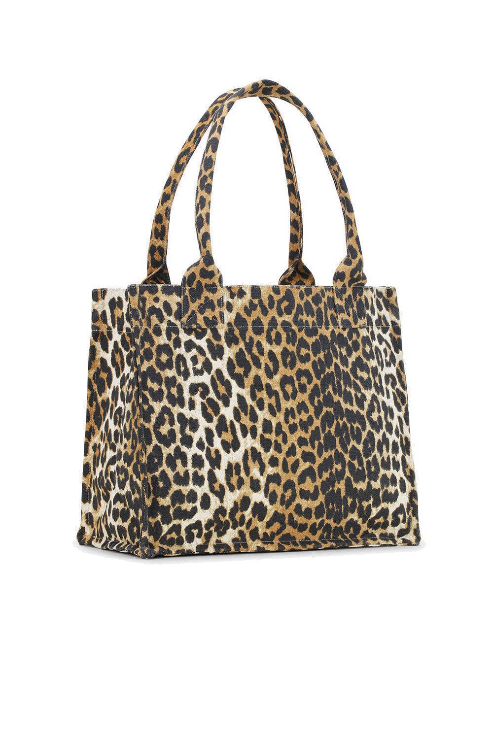 Large Easy Shopper Print Leopard