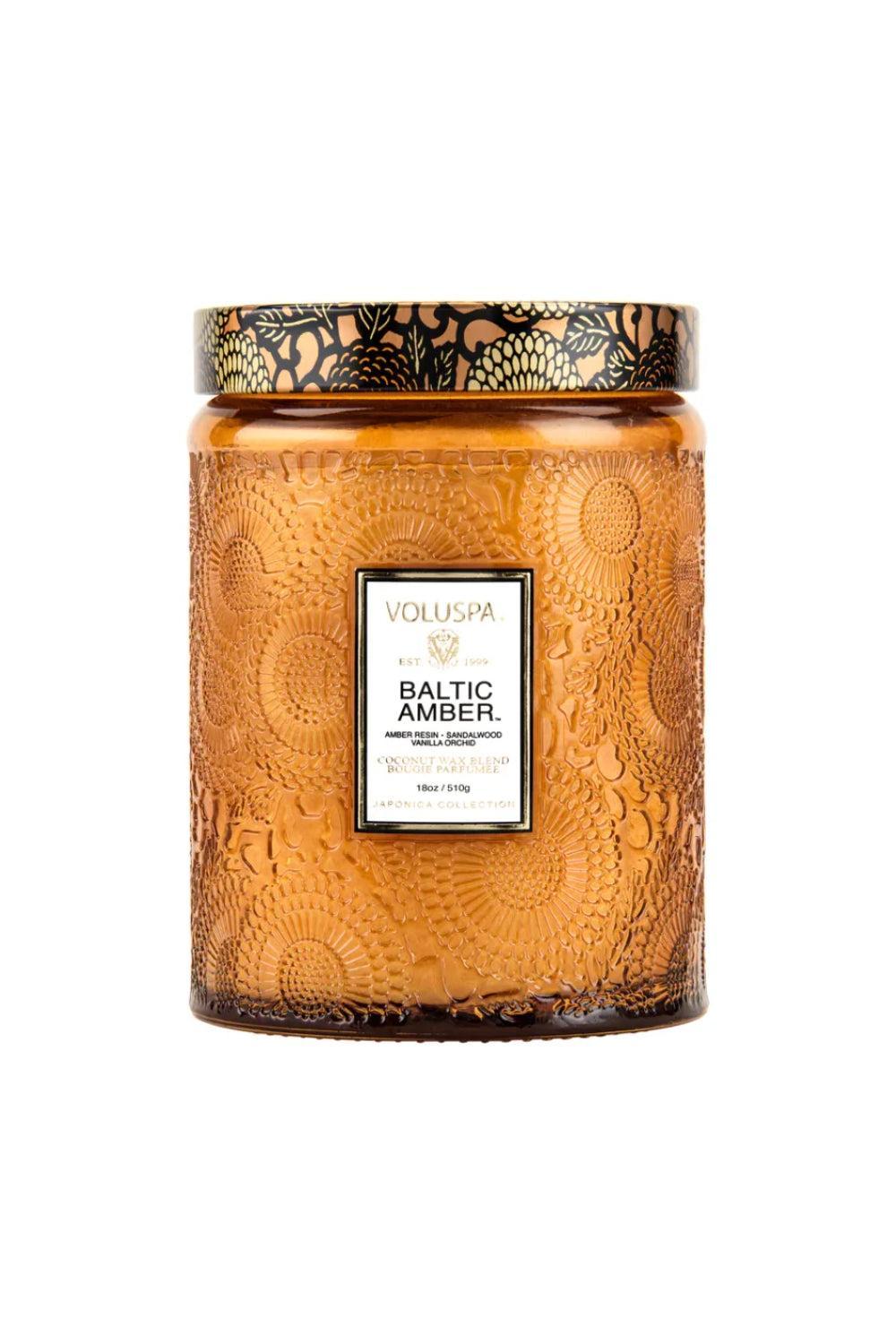 Large Jar Candle 510g Baltic Amber