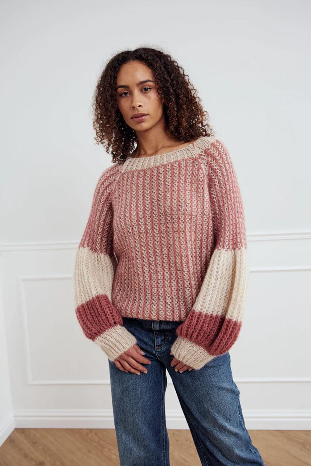 Liana Knit Sweater Rose Cream