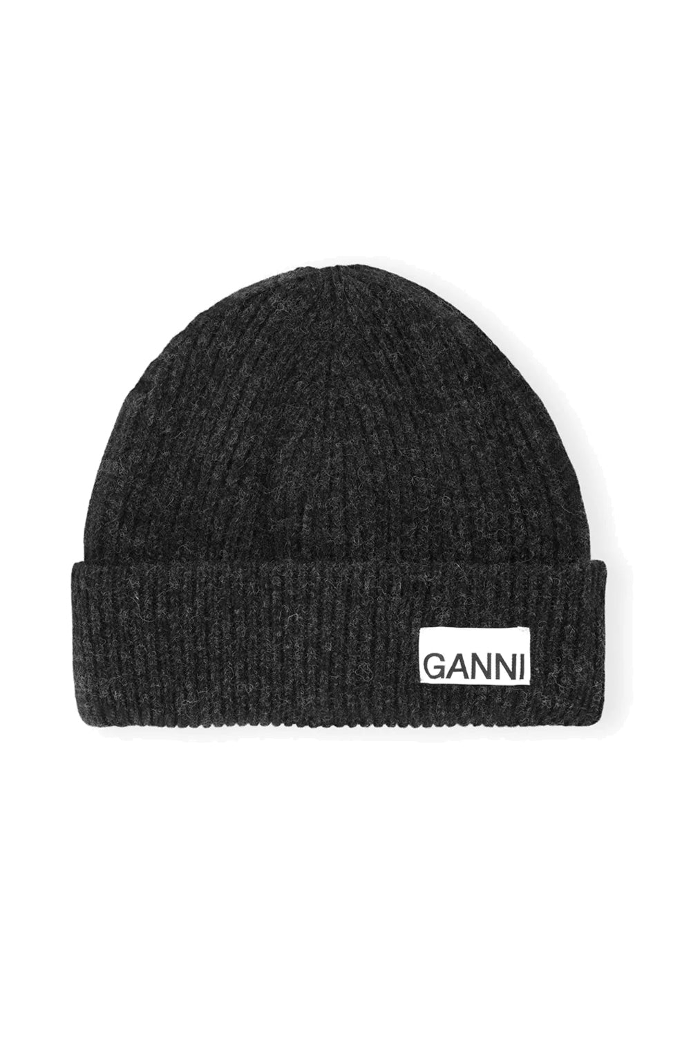 Light Structured Rib Knit Beanie Phantom