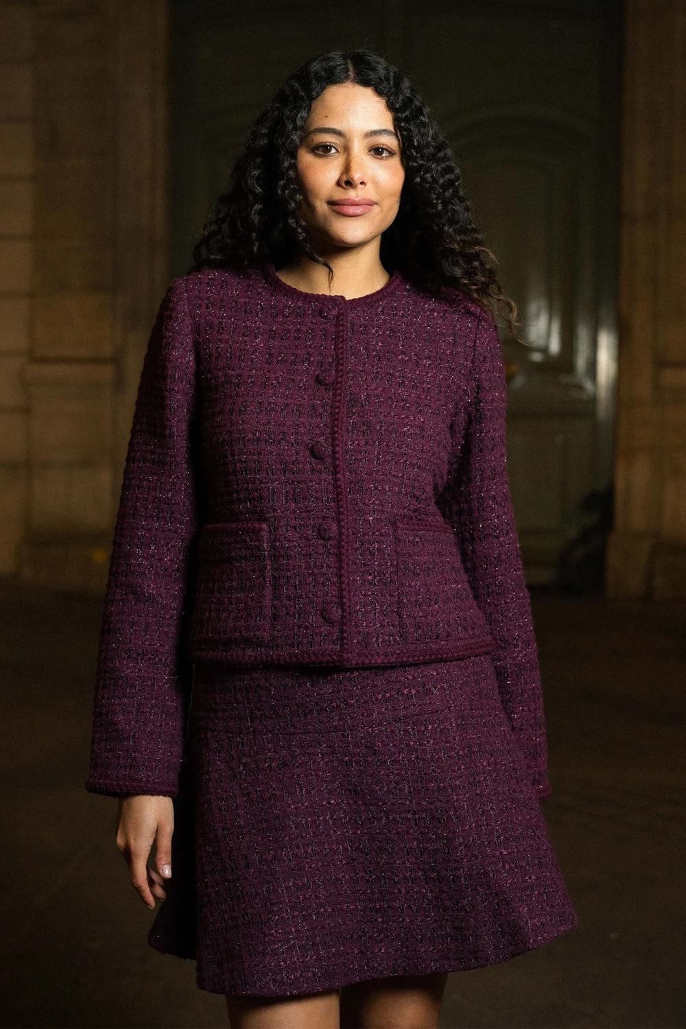 Lily Jacket Burgundy