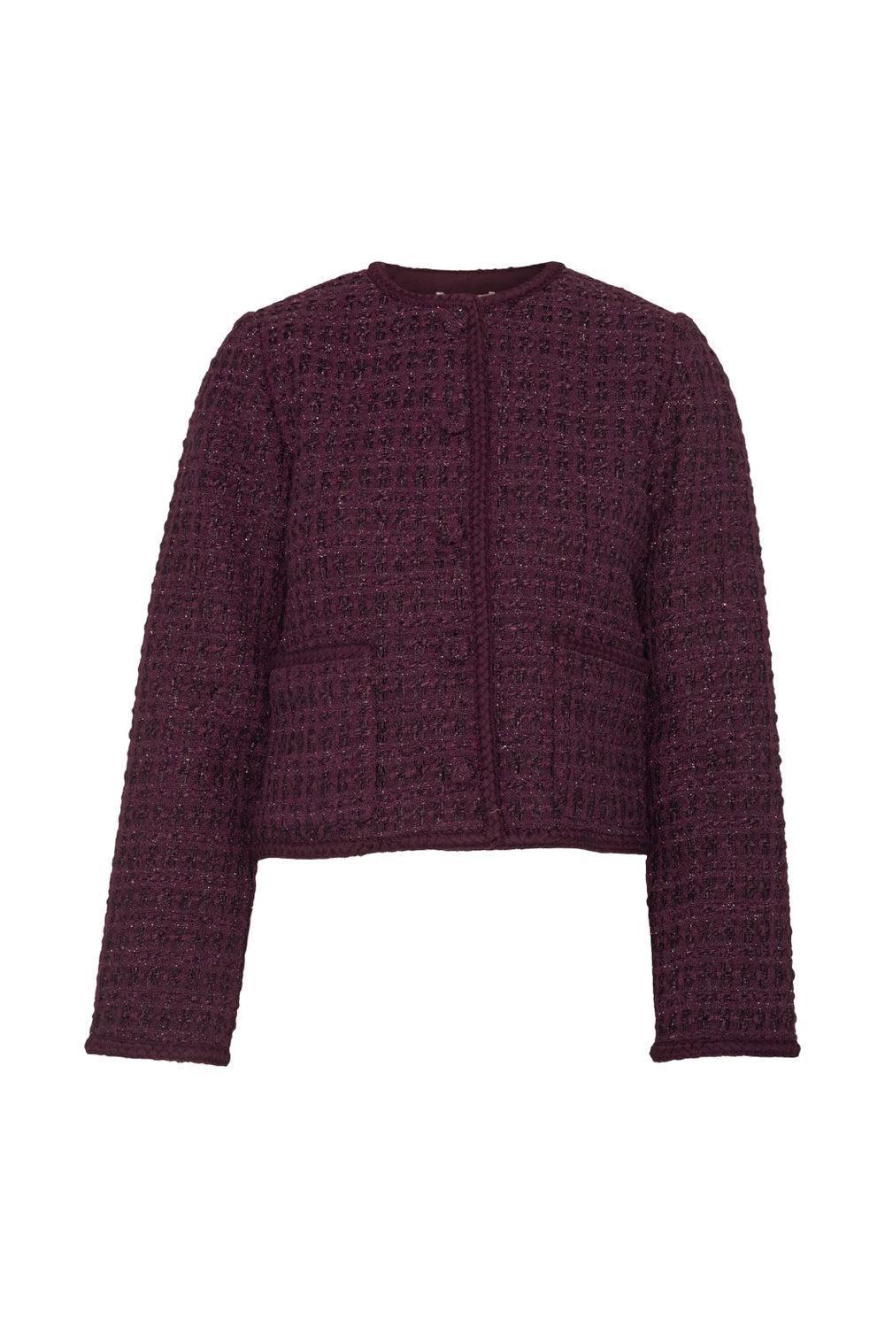 Lily Jacket Burgundy