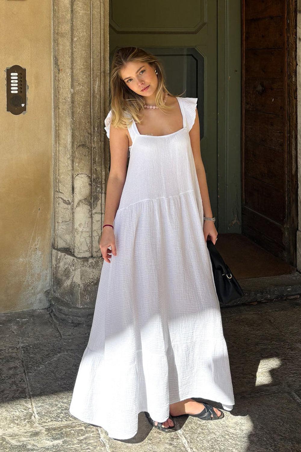 Lina Dress White