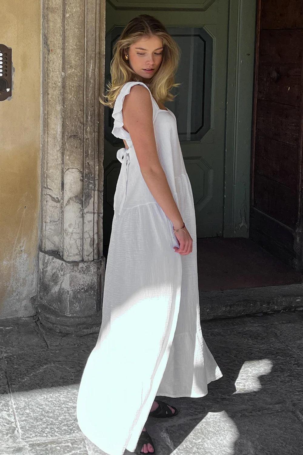 Lina Dress White