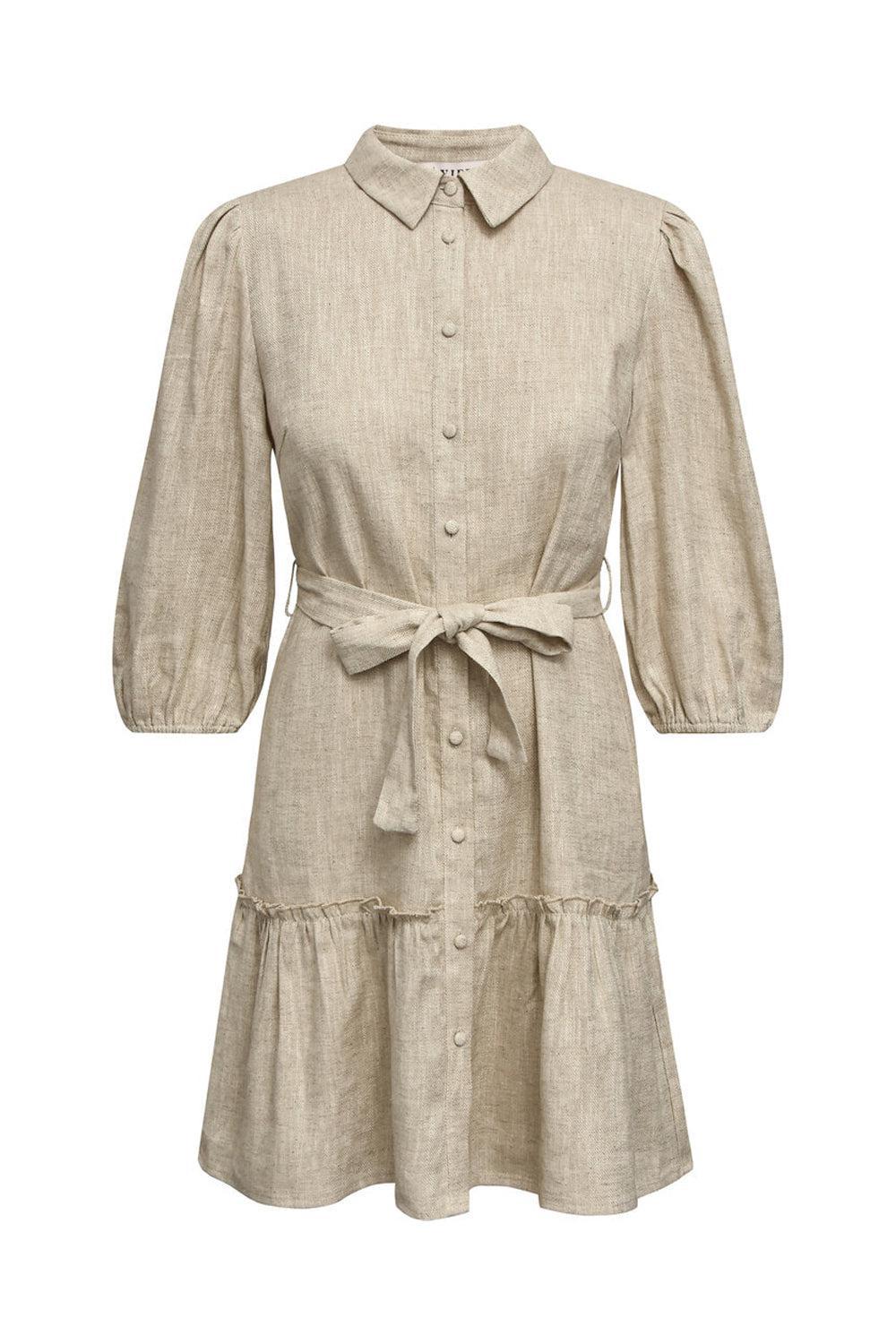 Linen dress Light Sand